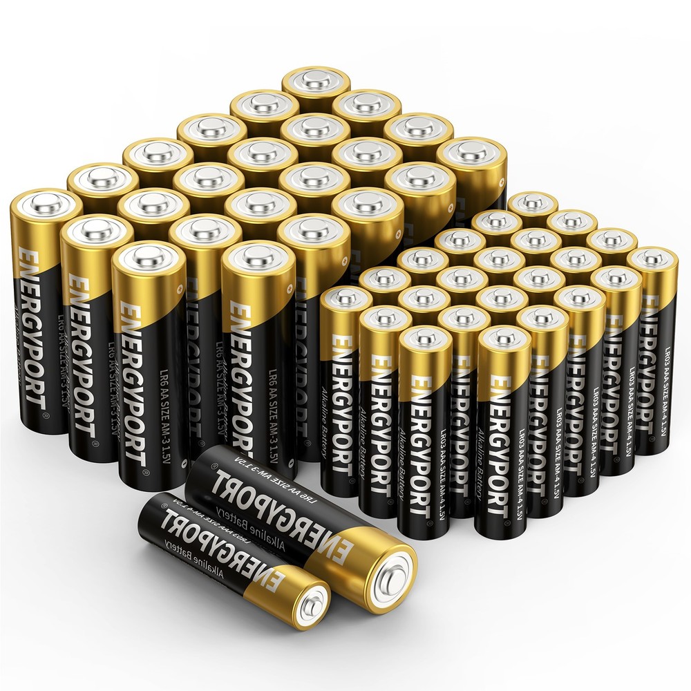 Double AA & Triple AAA Combo Super Alkaline Batteries 1.5V Toy Remote Battery