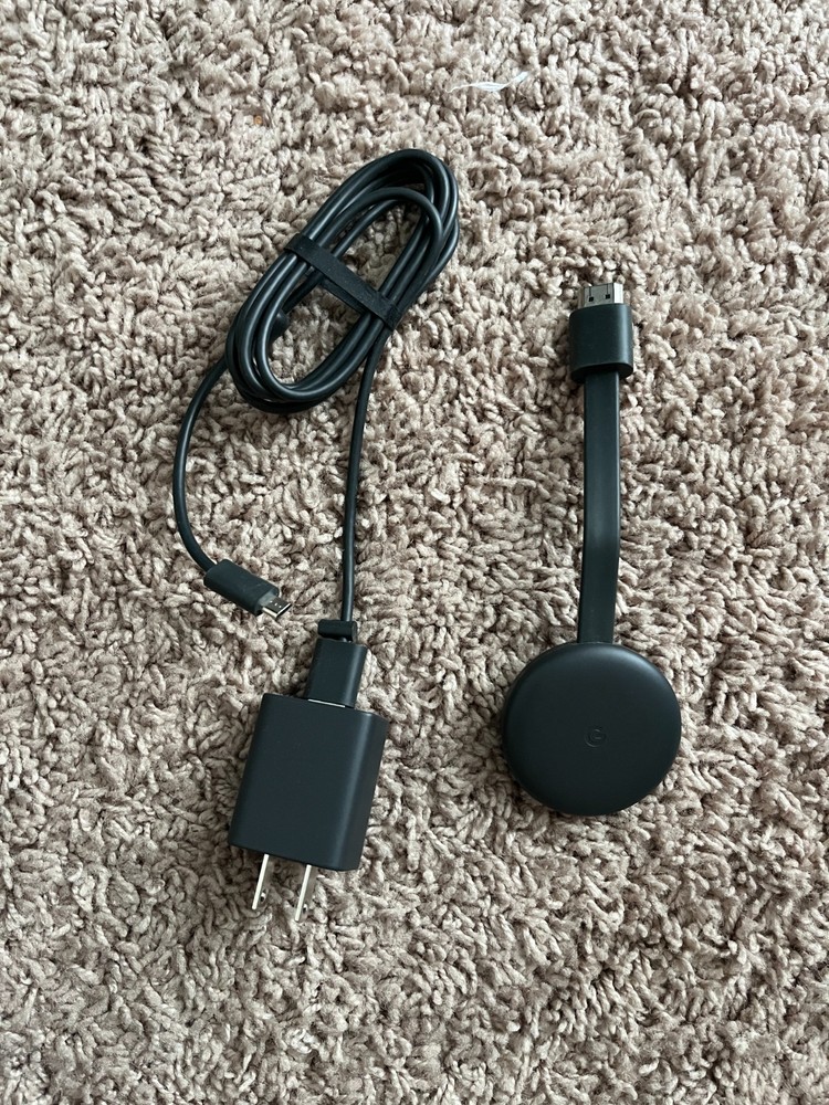 Google Chromecast 3rd Generation Media Streamer – Black (GA00439)