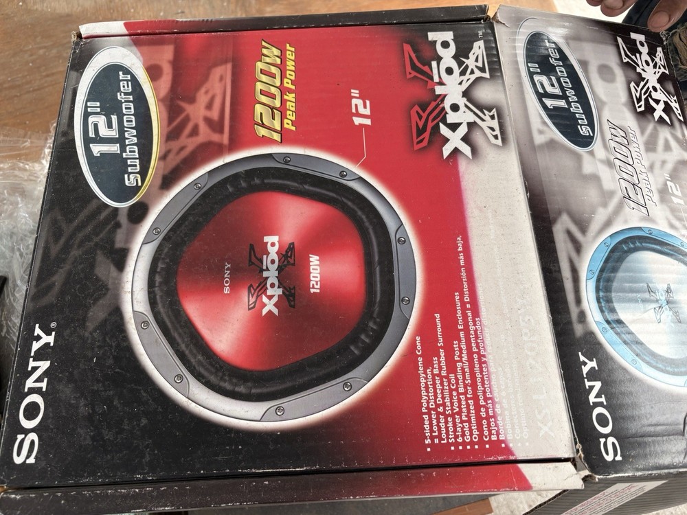 Sony Xplod XS-L120P5W 12″ 1200W Car Audio Subwoofer