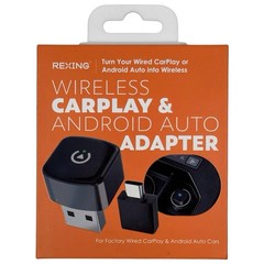 Rexing CPW-52 Wireless CarPlay & Android Auto Adapter For iPhone iOS 10+ (NEW)