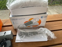 AT&T CL4940 Corded phone W/ Answering Machine & Trimline Phone 210 NEW OPEN BOX