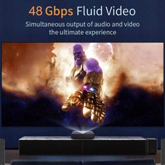 LONG 10FT HDMI 2.1 ULTRA HD 8K 4K LEAD SKY-Q PS5 PS4 XBOX 120Hz TV CABLE 48Gbps