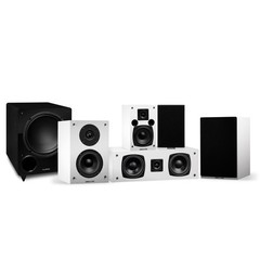 Fluance Elite Compact Home Theater 5.1 Speaker System – White