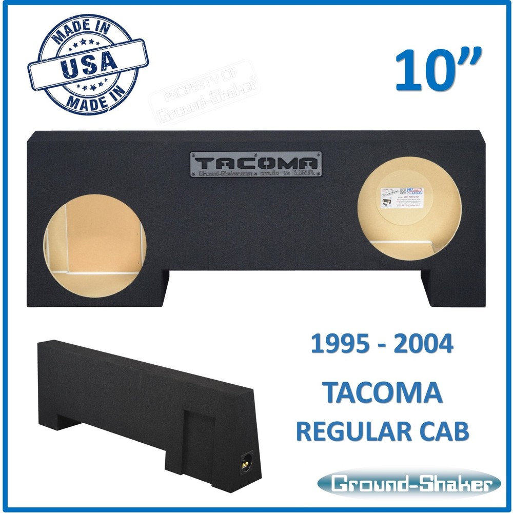 Toyota Tacoma Single Cab / Regular Cab 1995-2004 10″ Sub Box Subwoofer Enclosure
