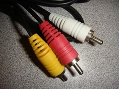 DIRECTV 10 PIN A/V COMPOSITE CABLE FOR CLIENTS HR54 10PINCOMPOS RCA AUDIO/VIDEO