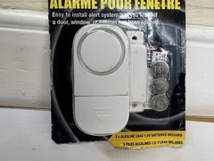 Window Alert Alarm 90db Piercing Sound Door/Window/Cabinet Battery Operated