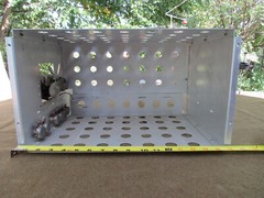VINTAGE HAM RADIO HOME BREW DEVICE COOLING ENCLOSURE W/FAN