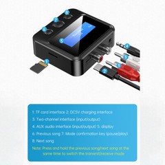 Bluetooth 5.0 Transmitter Receiver EDR Wireless Adapter USB Dongle 3.5mm AUX RCA