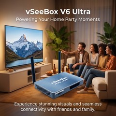 vSeeBox Elite Ultra Smart TV Box 128GB ROM