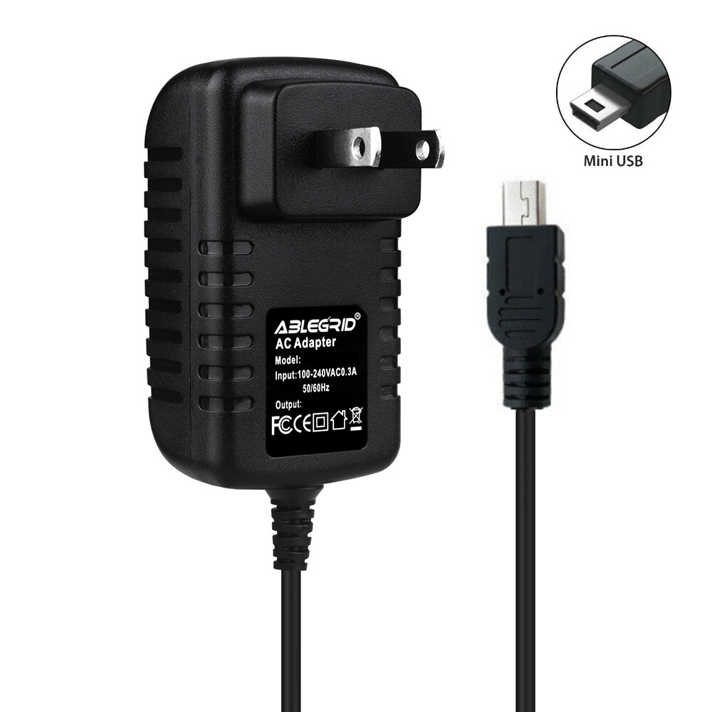 AC DC 5V 2A 10W Mini USB Adapter Charger for Devices with Mini USB Port Power