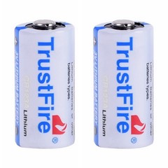 TrustFire CR123A 123A Lithium Battery CR17345 1400mAh 3.0V Camera Batteries Cell