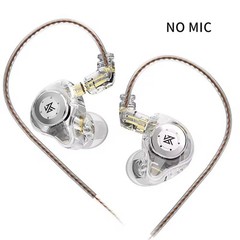 Kz Edx Pro Earphones Dynamic in Ear Monitor Hifi Wired Headphones Bass Stereo Ga