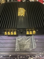 (NIB) Vintage 1990s Earthquake Power 250 Amplifier – Stunning Black /Gold Finish