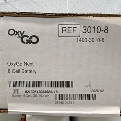 Inogen BA-500 3010-8 Li-Ion Battery 14.4V 3.2Ah 8 Cell Oxygen