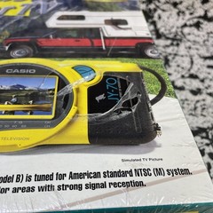 CASIO JY-70 LCD COLOR TV Mini Pocket Portable Television – Sealed With Rip