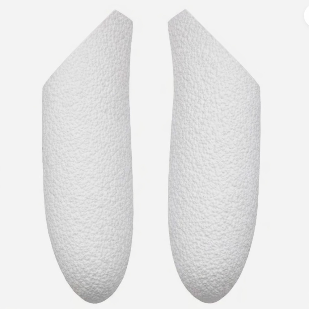Textured Battery Cover Compatible with Meta Quest 3 / 3S, White (2 Pack)