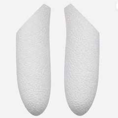 Textured Battery Cover Compatible with Meta Quest 3 / 3S, White (2 Pack)