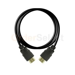 Digital High-Speed 1.4 HDMI Cable PVC 2160p Black Cord (6 feet)