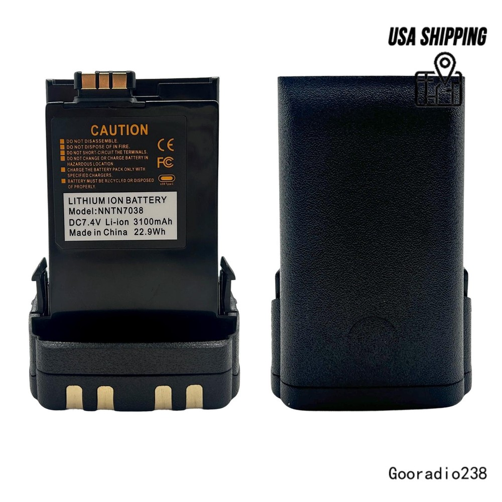 USB-C Charging Li-ion Battery SRX2200 APX6000 APX7000 APX8000 NNTN7038 3100mAh