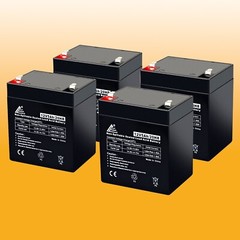 12V 5AH Battery for Razor E100 E125 E150 E175 Scooter – 4 Pack