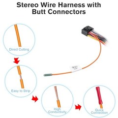 20Pin Radio Wiring Harness Adapter 16Pin ISO Android Car Stereo Wire Harness