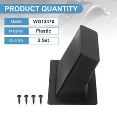WG13470 Recessed Speaker Handle 134mm x 70mm Cabinet Box Handles 2 Pcs
