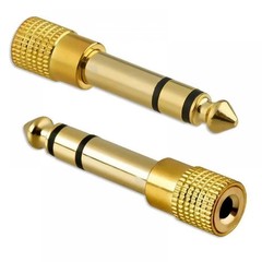 TRS Stereo Audio Headphone Adapter 6.5mm 1/4″ Male to 3.5mm 1/8″ Female Jack