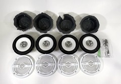 Sony XS-MP1611 6.5 in (16 cm) Dual-Cone Marine Speaker 4 Speakers Barely Used.