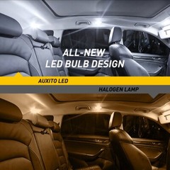 20X AUXITO T10 LED License Plate Light Car Interior Bulbs White 168 2825 194 W5W