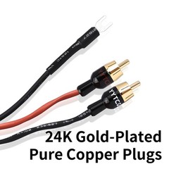 Phono Cable with Ground 6.56ft – All-in-RCA Cable & Turntable Ground Wire,Hig…