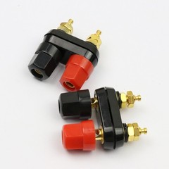 10x Speaker Amplifier Terminal Binding Post Dual 2-way Female Banana Plug Jack