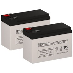SigmasTek SP12-7.5(T2) SLA Battery Replacement Set of 2 for CyberPower RB1280X2B