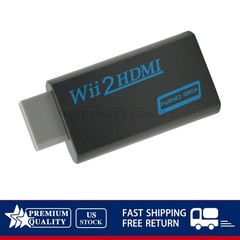 NEW Wii2HDMI Portable For Wii To HDMI Full HD Converter Audio Output Adapter TV