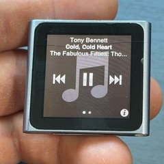 Apple iPod Nano 6th Gen 8GB Blue A1366 TESTED Working Good Battery
