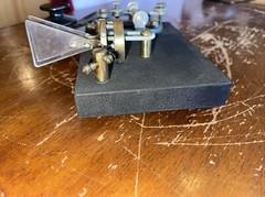 BENCHER ? BY 1 IAMBIC PADDLE & Straight Key Home Brew Very Interesting Set Up