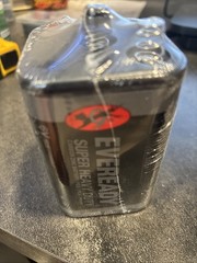 EVEREADY 1209 6V Battery EnergizerSuper Heavy Duty 6 Volt Battery, 12count case