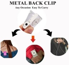 MP3 Portable Music Player Mini MP3 Back Clip Player Durable with Memory Card …