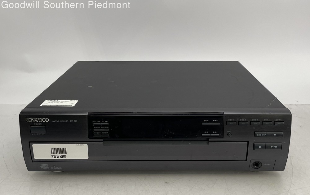 Kenwood CD-206 Multiple CD Player – Tested
