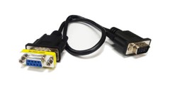 RGB DB 9-Pin Female to HD15 Pin Male VGA Adapter Cable
