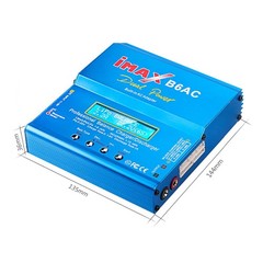 B6 RC Battery Charger 80W Mini Lipo Balance Charger/Discharger with Power Supply