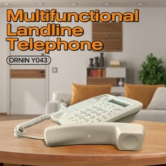 Y043 Corded Landline Telephone for Home, Caller ID/Call Waiting, Easy-to-Use,…