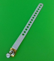 (1 PC) Perfect Vision 6″ Galvanized Steel Ground Strap 6 Inches – UL Listed