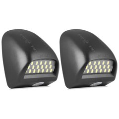 2 Pcs LED License Plate Light Assembly For Chevy Silverado GMC Sierra Cadillac