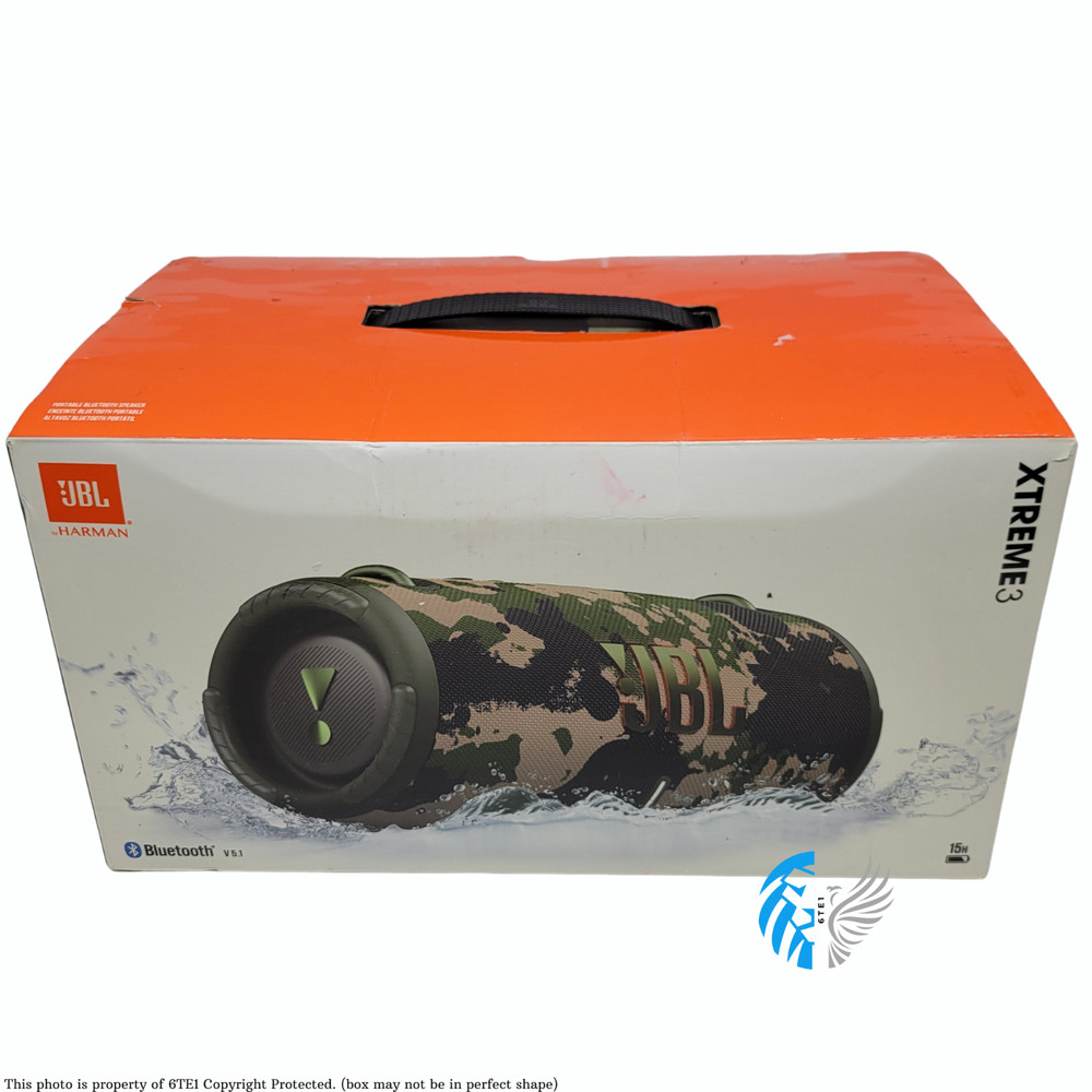 JBL XTREME3 Portable Bluetooth Speaker Powerful Sound & Deep Bass – Camouflage™