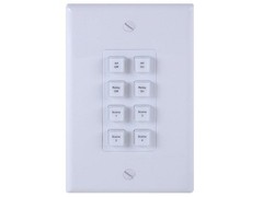A-NeuVideo ANI-8WP 8-Button Programmable Ip Wall Plate Control Keypad