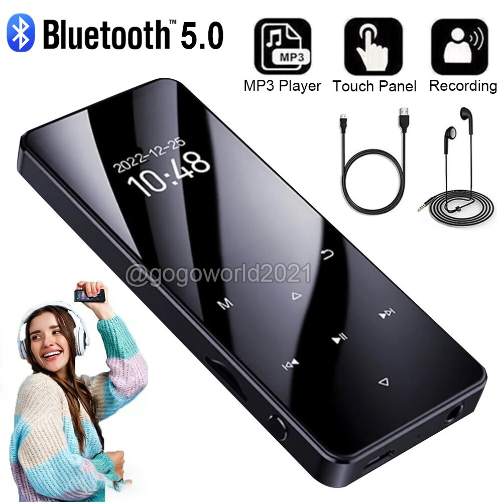 MP4 MP3 Player Bluetooth Lossless Music FM Radio Recorder Sport Support 128GB US