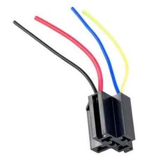 5X 12V 30/40 Amp 5-Pin SPST Automotive Relay with Wires & Harness Socket Set US