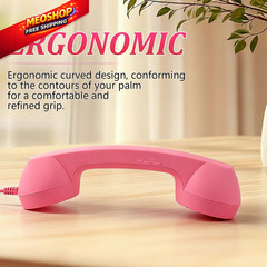 Retro Phone Handset,2026 New Style Type-C Handset,Type-C Black