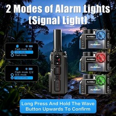 2 PACK-(Lifetime Free) Unlimited Range Long Range Walkie Talkies for Adults