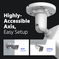 ANNKE 4K 8MP Microphone Audio POE IP Security Camera H.265+ Outdoor Human Detect